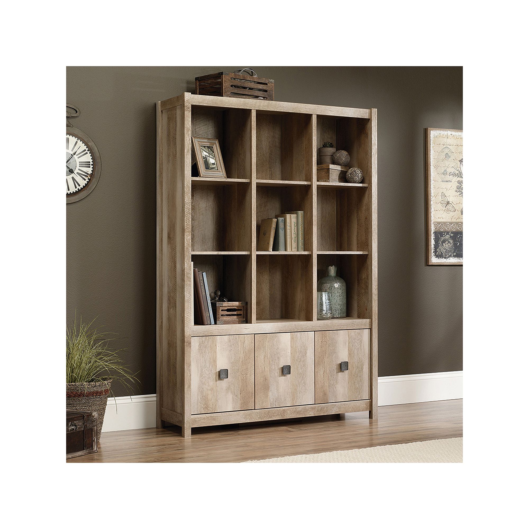 Sauder Cannery Bridge Storage Wall Cabinet, Lintel