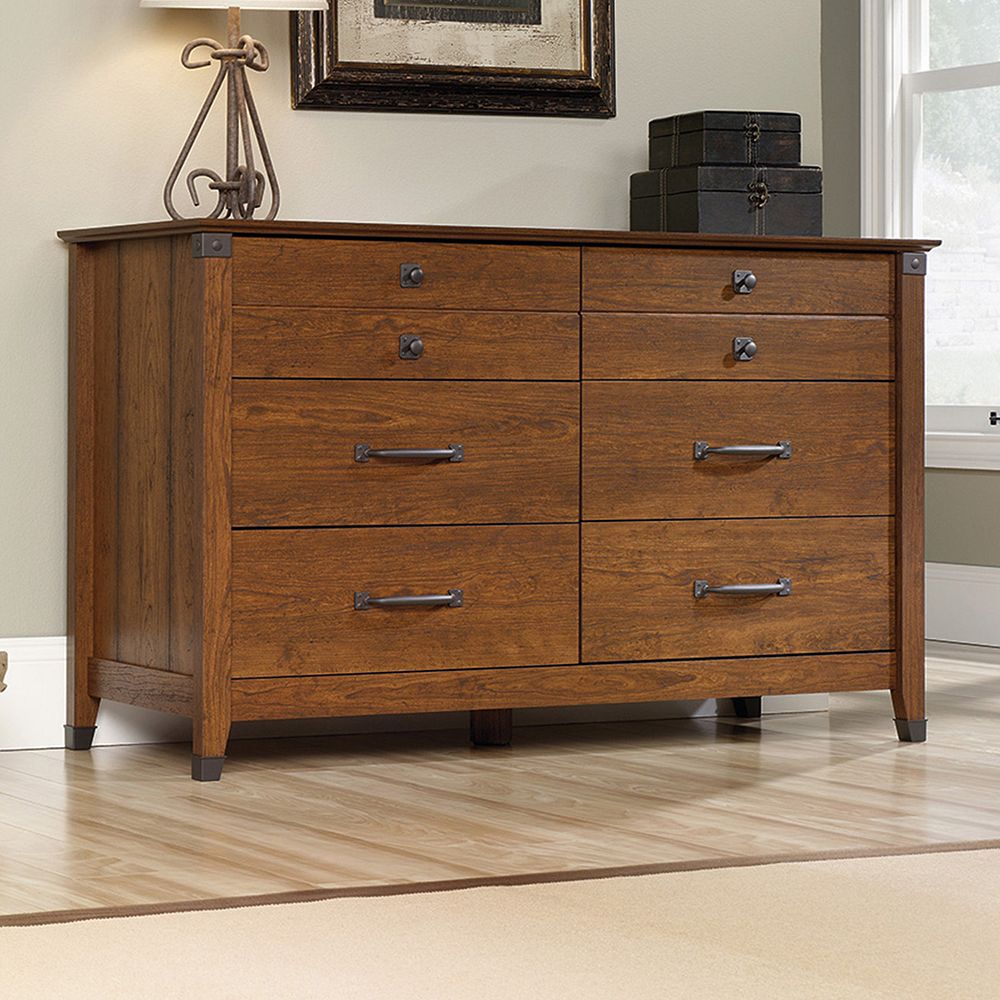 Sauder Carson Forge 6 Drawer Dresser