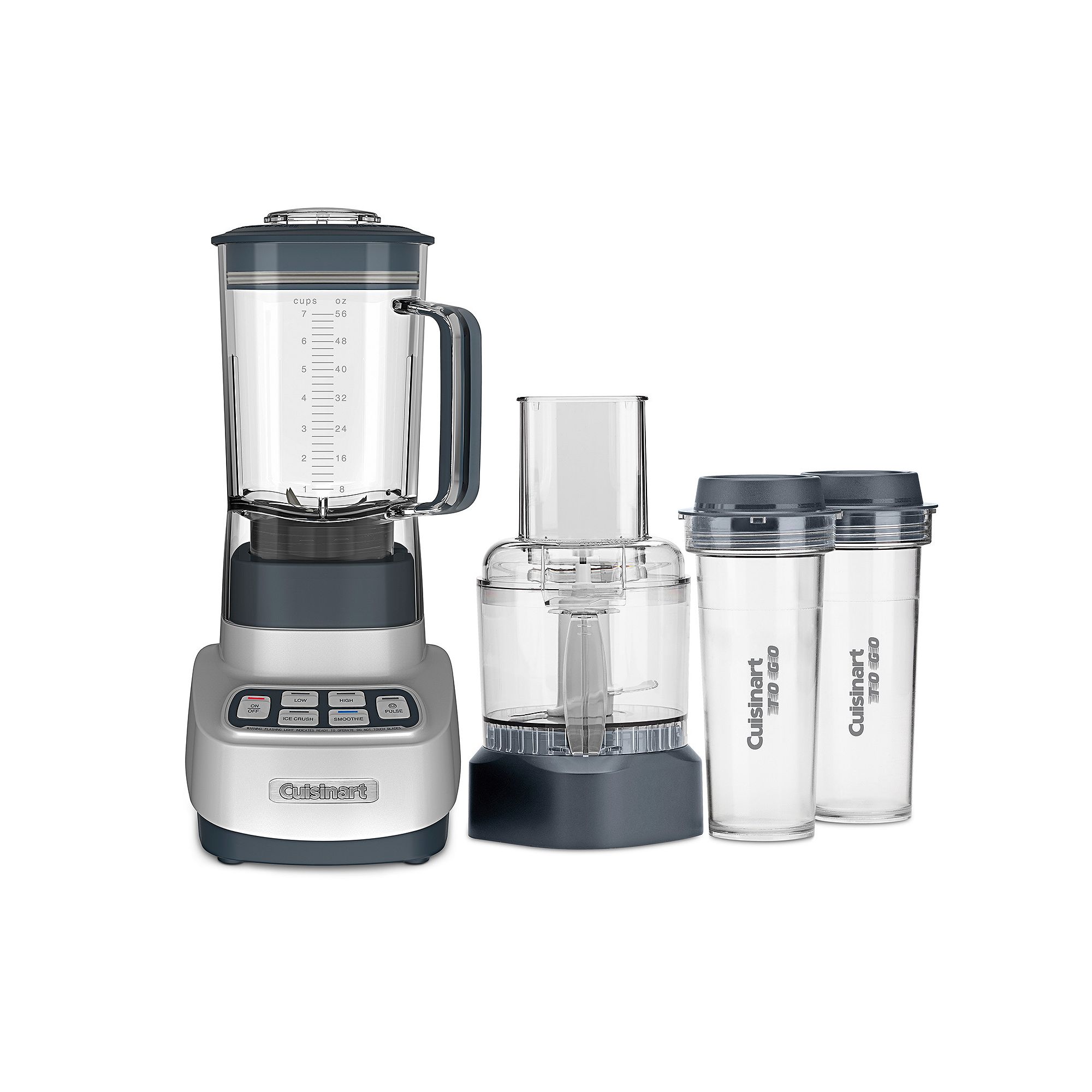 Cuisinart VELOCITY Ultra Trio 1 HP Blender Food Processor with Travel Cups,