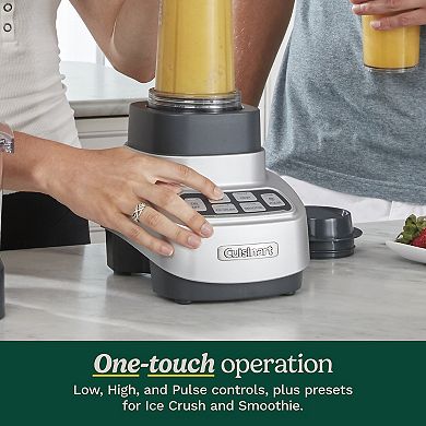Cuisinart VELOCITY Ultra Trio 1 HP Blender Food Processor with Travel Cups