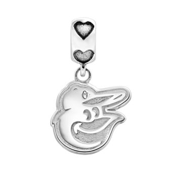 LogoArt Baltimore Orioles Sterling Silver Team Logo Charm