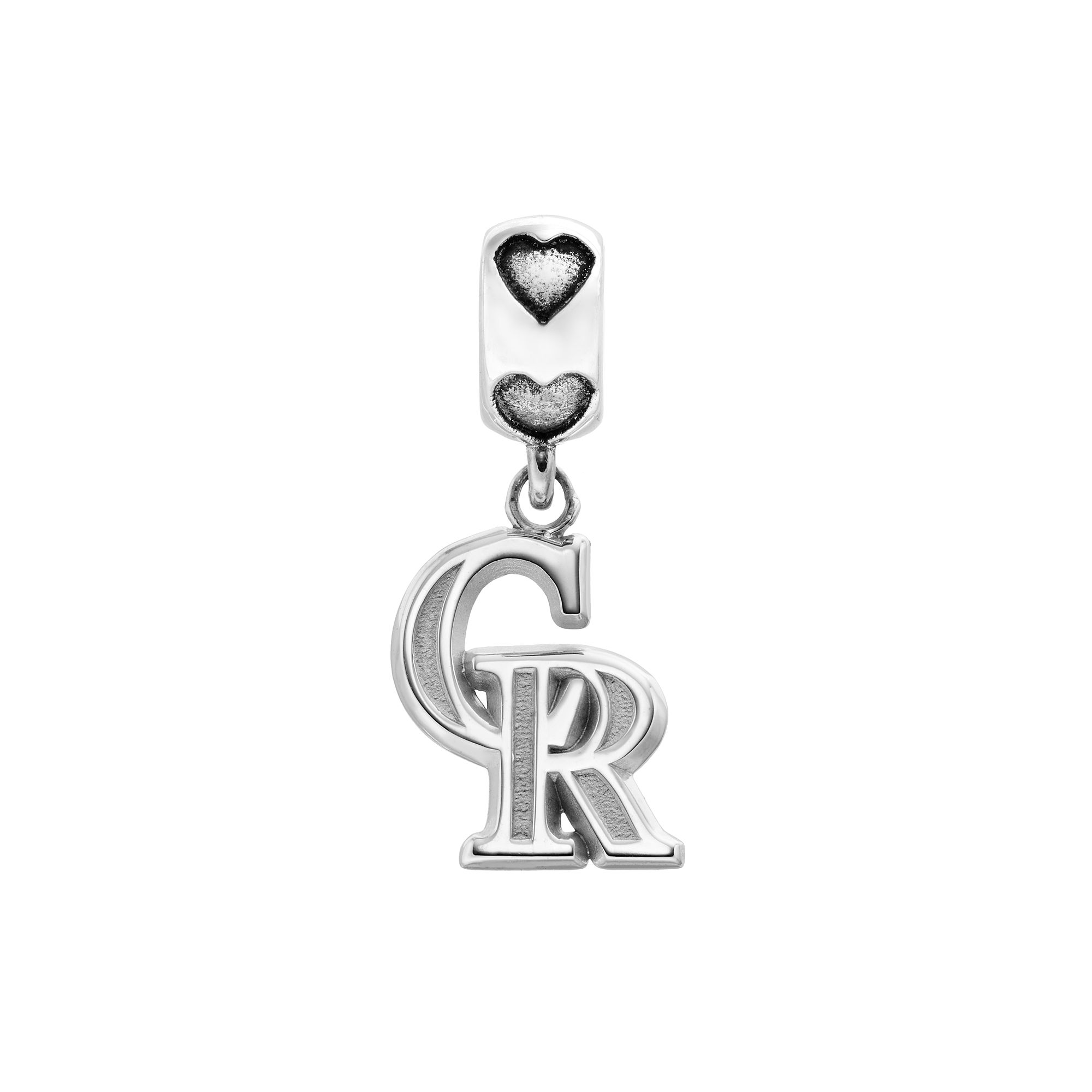 LogoArt Colorado Rockies Sterling Silver Team Logo Charm, Womens, Grey