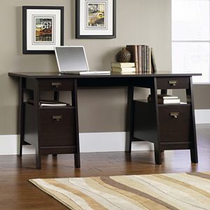 Sauder Shoal Creek Hutch Computer Desk