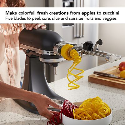 KitchenAid® Spiralizer with Peel, Core and Slice KSM1APC