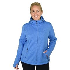 Womens Blue Fleece Jackets Coats & Jackets - Outerwear, Clothing ...