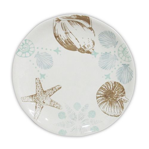 Celebrate Local Life Together Coastal Seashell 8.5in. Salad Plate
