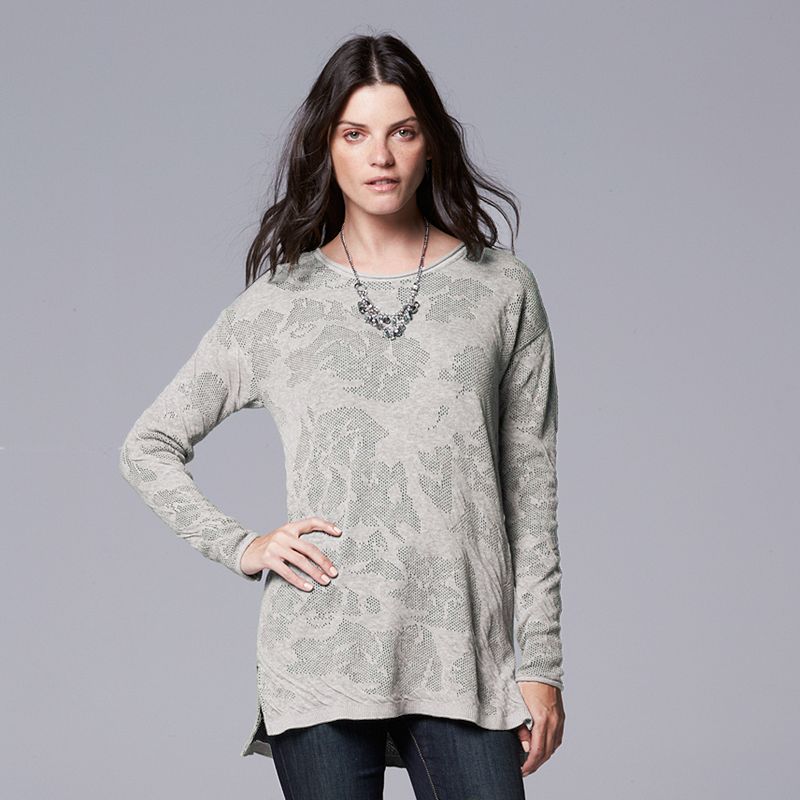 Gray Long Sleeve Sweater | Kohl's