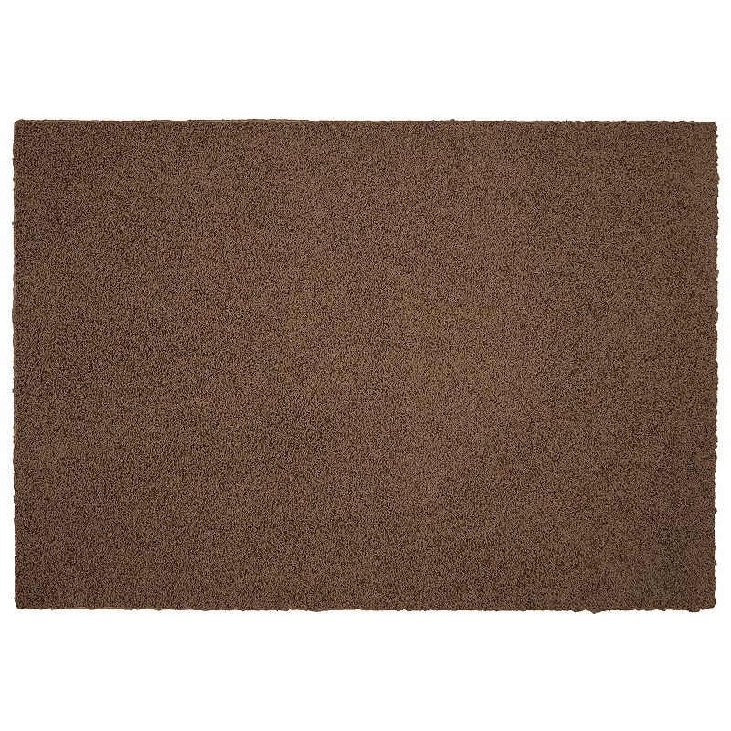 Garland Rug Southpointe Shag Rug, Brown, 6X9 Ft