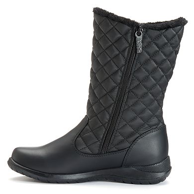 totes Jade Women's Waterproof Double Zip Boots