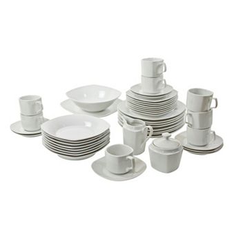 10 Strawberry Street 45 pc Square Dinnerware Set