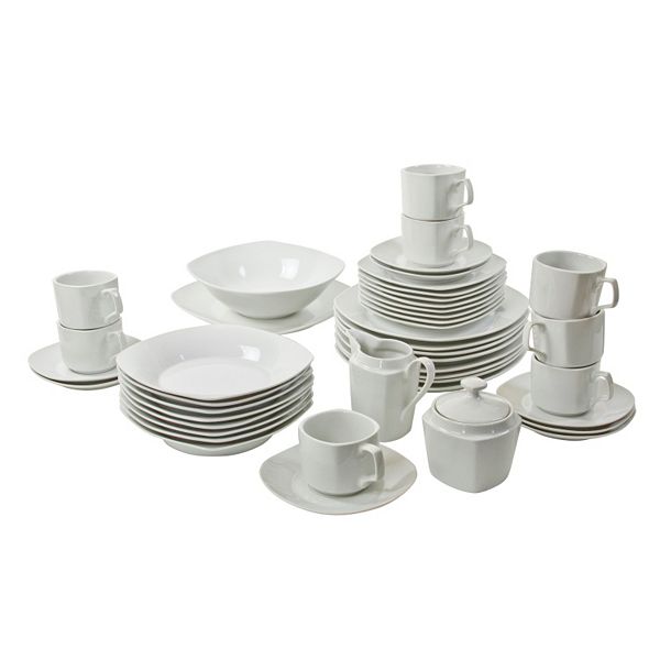 10 Strawberry Street 45 pc. Square Dinnerware Set