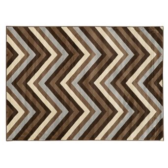 Linon Roma Chevron Rug