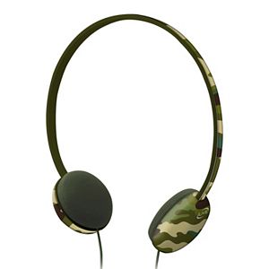 iLive Kids' Safe Volume Camouflage Headphones