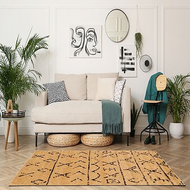 Linon Moroccan Atlas Shag Rug