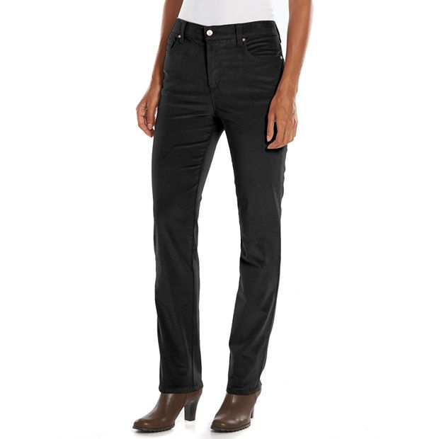 Gloria vanderbilt 2025 black corduroy pants