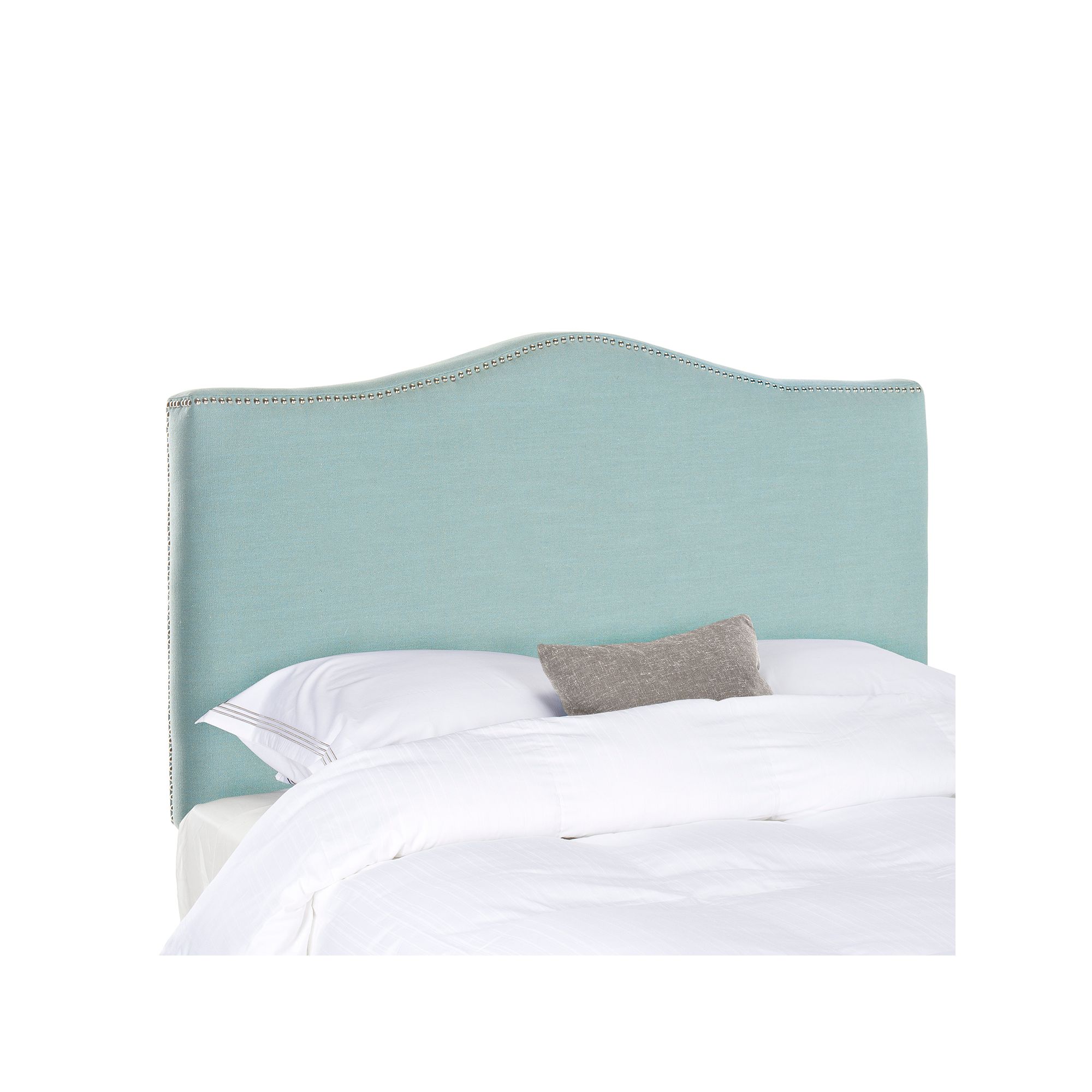 Safavieh Jeneve Camelback Headboard, Blue