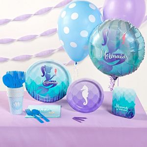 Mermaids Under the Sea Party Supplies for 8