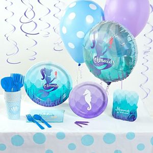 Mermaids Under the Sea Party Supplies for 16
