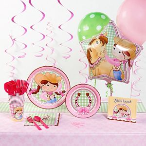 Cowgirl Party Supplies for 16