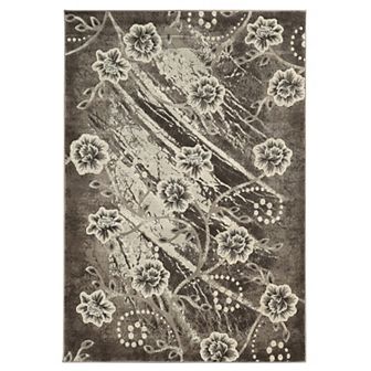 Linon Jewel Floral Rug