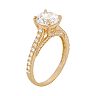 Designs by Gioelli Cubic Zirconia Engagement Ring in 10k Gold
