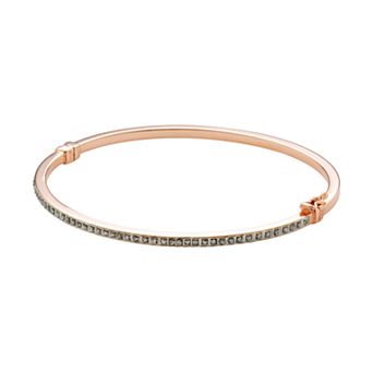 Diamond Mystique Sterling Silver Bangle Bracelet