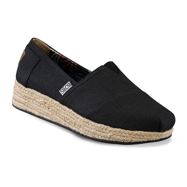 Skechers BOBS High Jinx Women's Espadrille Wedge Slip-On Shoes