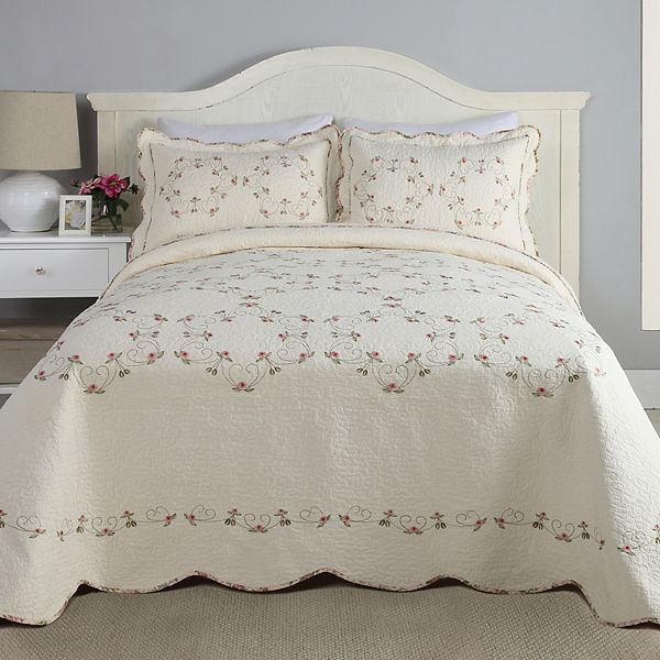 Modern Heirloom Felisa Quilted Bedspread Or Sham