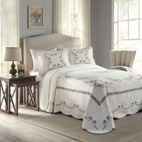 Modern Heirloom Heather Quilted Bedspread or Sham