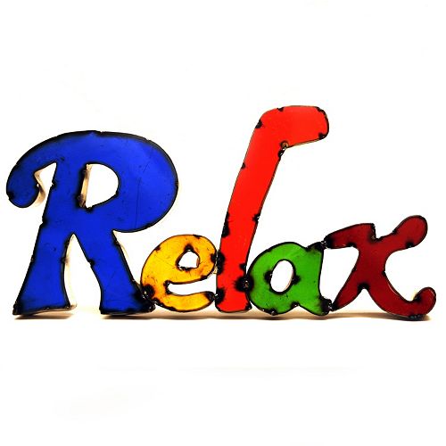 Rustic Arrow ”Relax” Multicolor Wall Decor