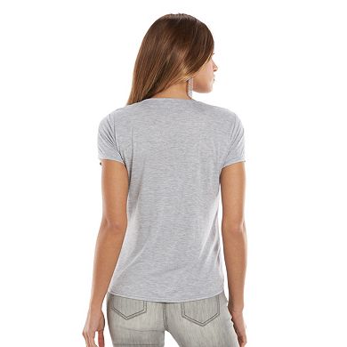 Women's Jennifer Lopez Sequin Scoopneck Tee