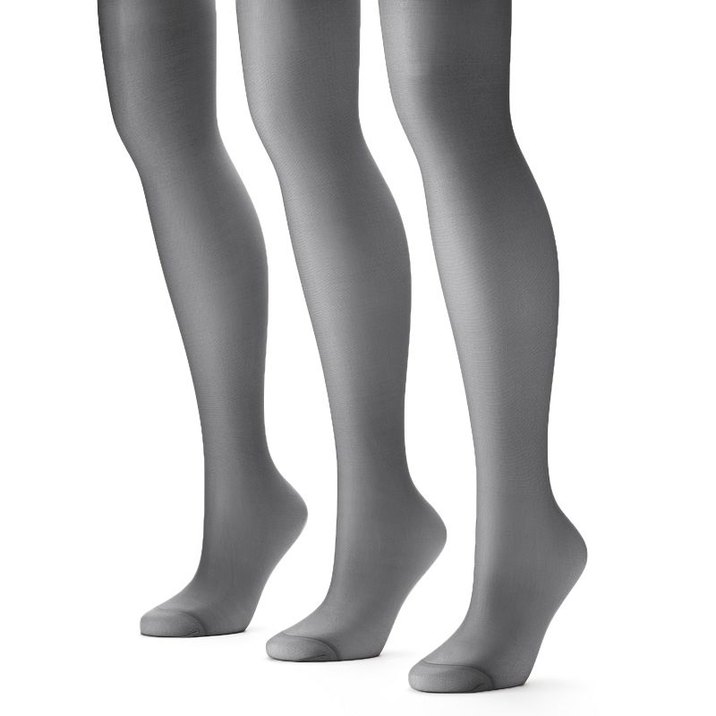 UPC 074200956436 product image for L'eggs Sheer Energy 3-pk. Pantyhose, Women's, Size: B, Black | upcitemdb.com