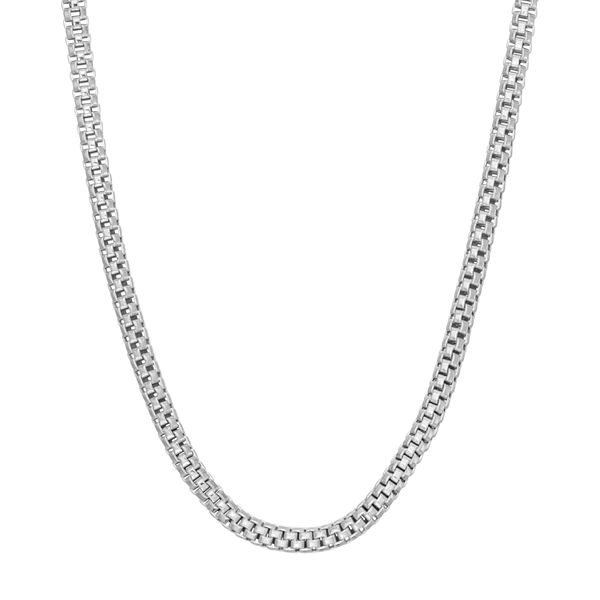 Adjustable Sterling Silver Pendant Chain Popcorn Design Slider Chain