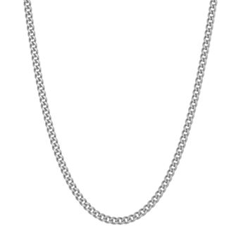 Jordan Blue Sterling Silver Curb Chain Necklace