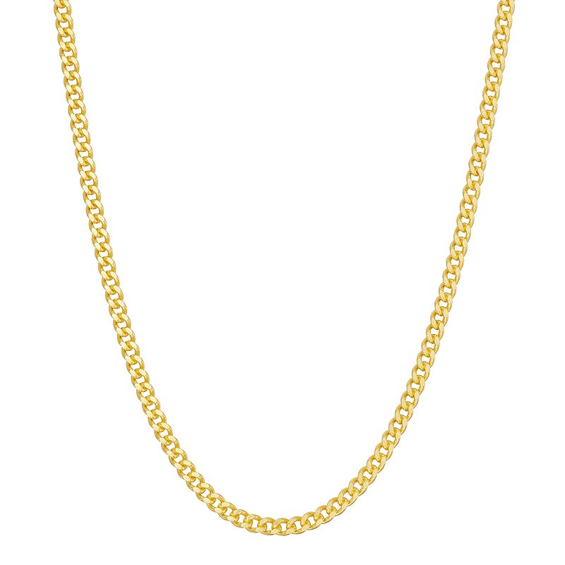 Womens Curb Chain Necklace | Kohl's