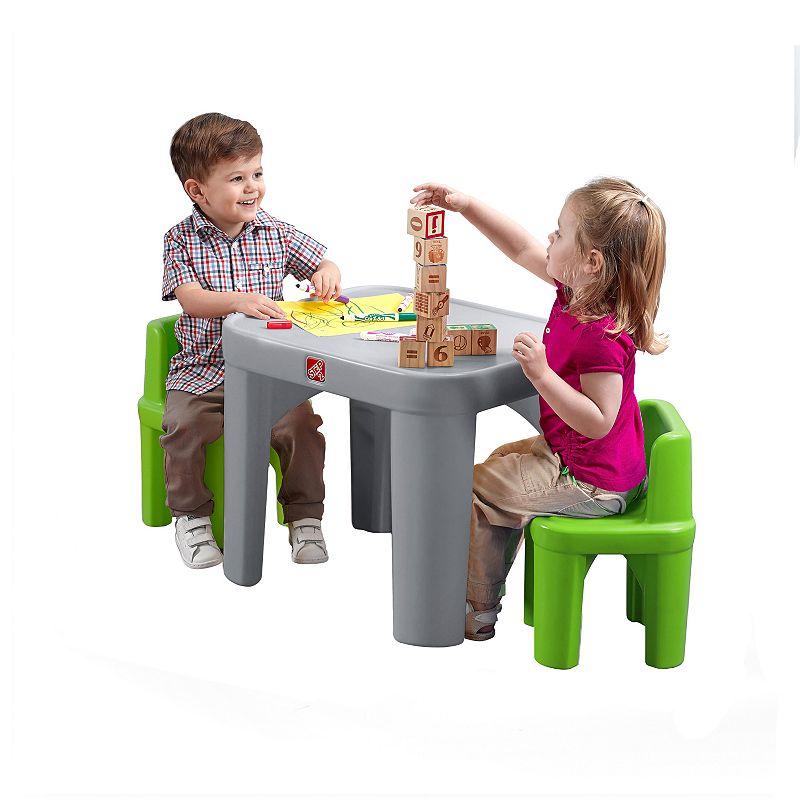 Step2 Mighty My Size Table & Chairs Set, Multicolor