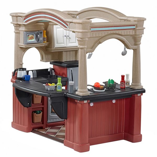 Step2 Grand Walk-In Kitchen & Grill Large Kids Kitchen Playset Toy box 1 of 2 