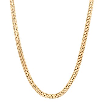 Jordan Blue 14k Gold Over Silver Popcorn Chain Necklace
