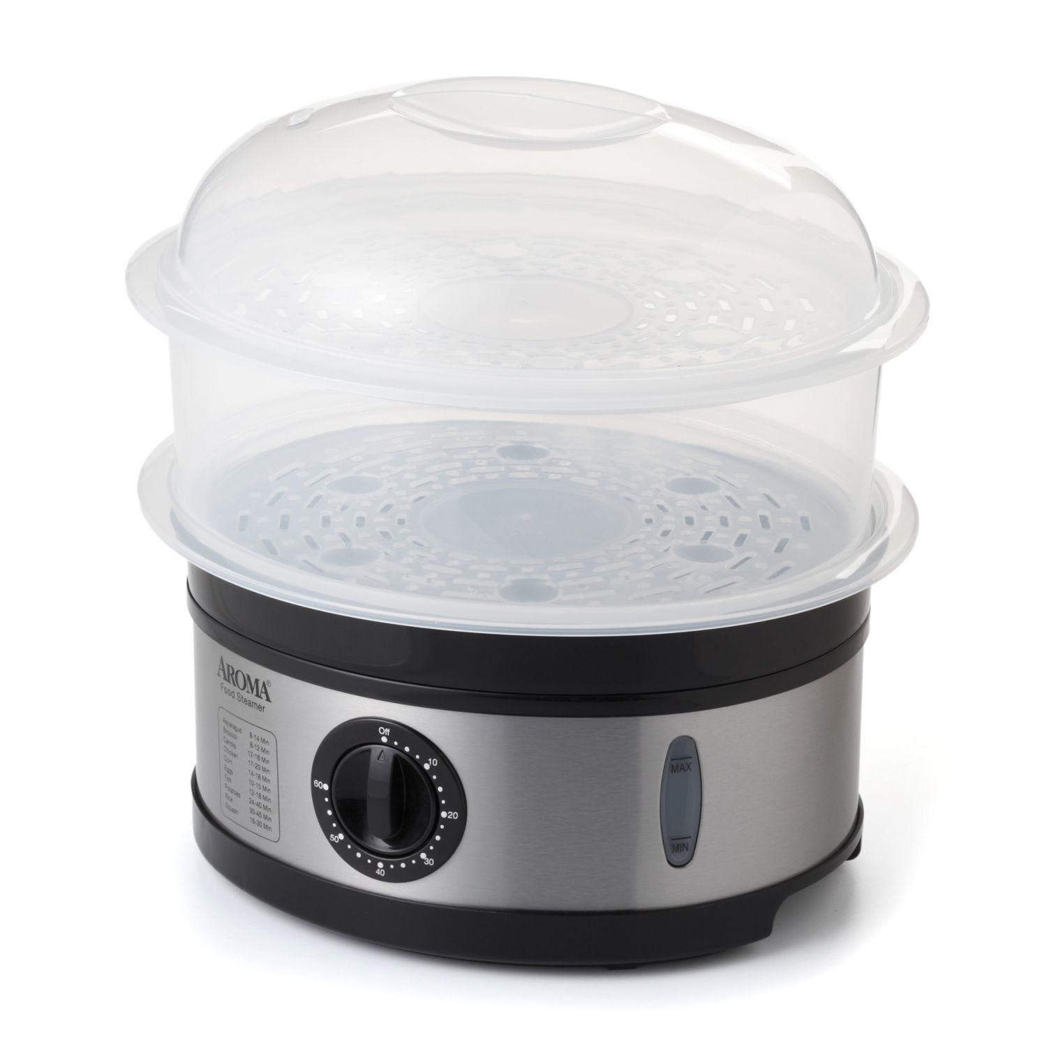 Euro Cuisine FS2500 Stainless Steel Electric Food Steamer - Euro Cuisine Inc