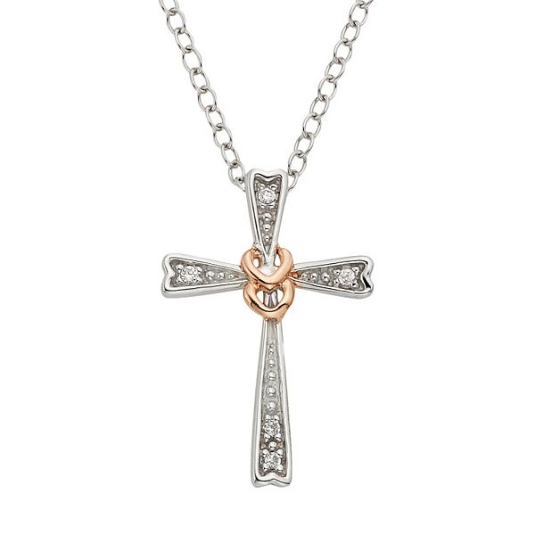 Kohls sterling silver hot sale cross necklace