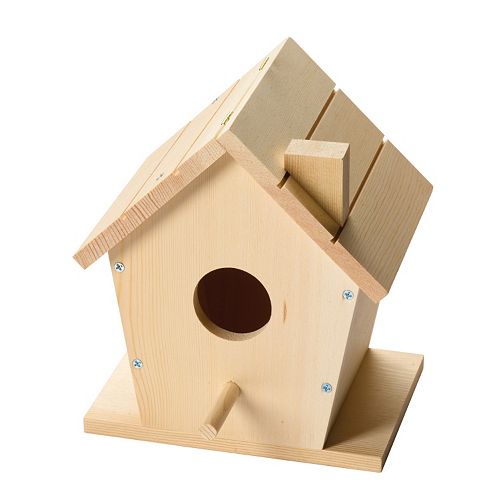 Red Tool Box Diy Wood Birdhouse Building Kit