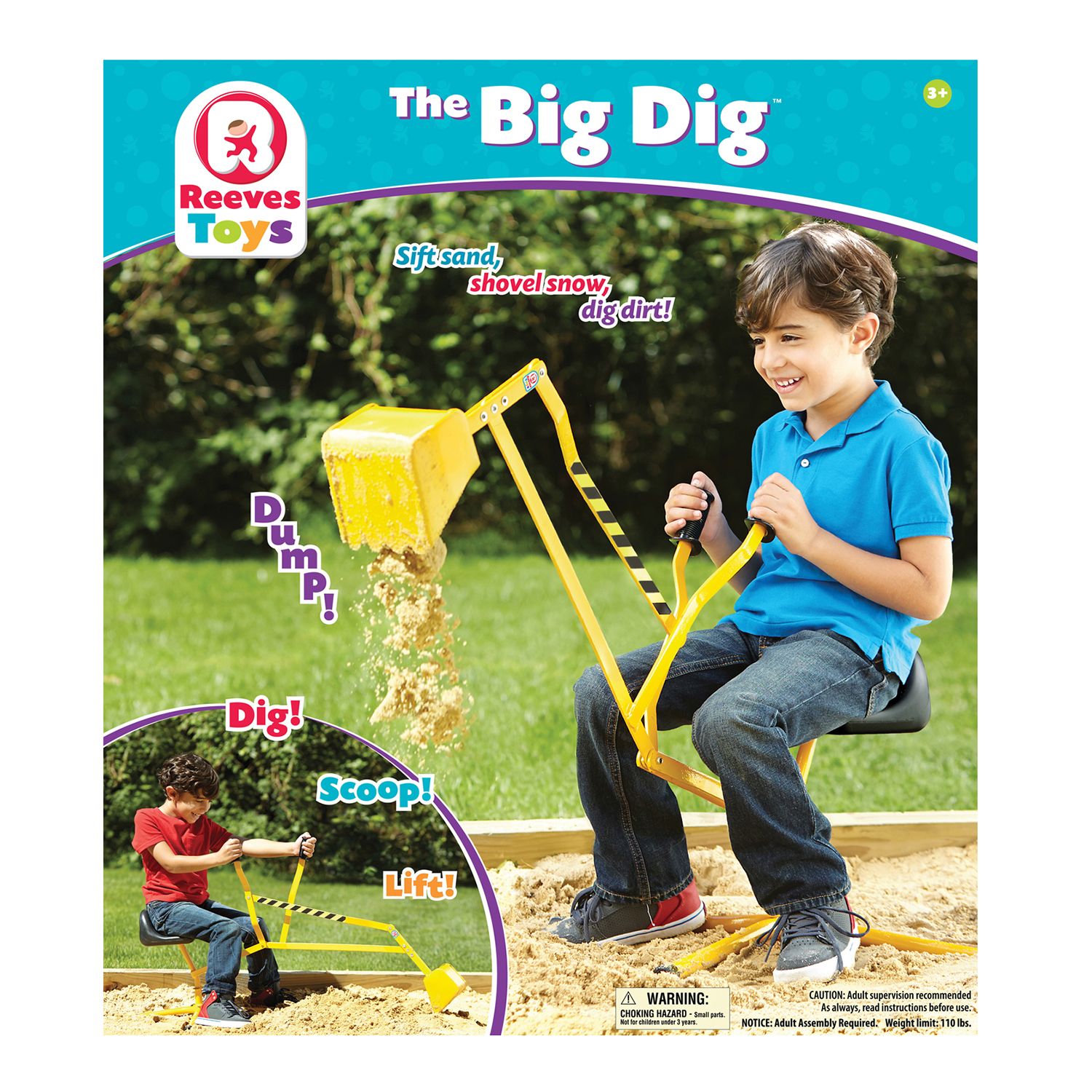 big dig ride on crane