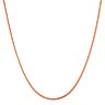 Rhodium-Plated Sterling Silver Snake Chain Necklace