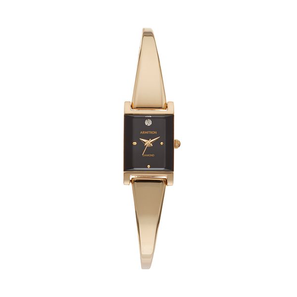 Armitron diamond quartz online women's watch