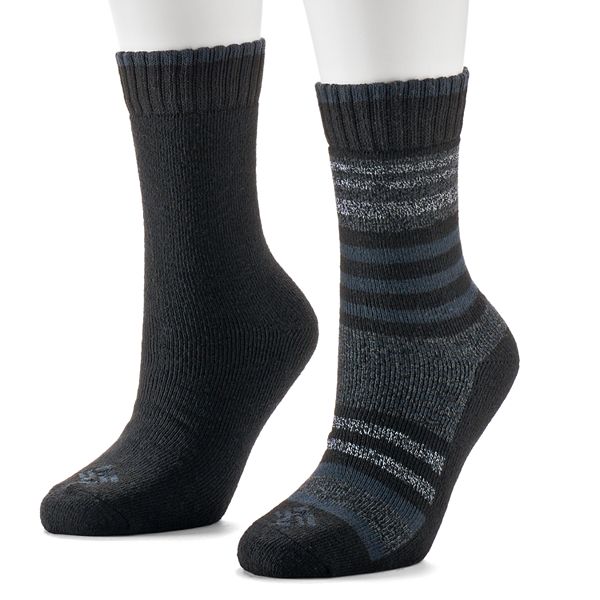 Women's Columbia 2-pk. Striped Crew Socks