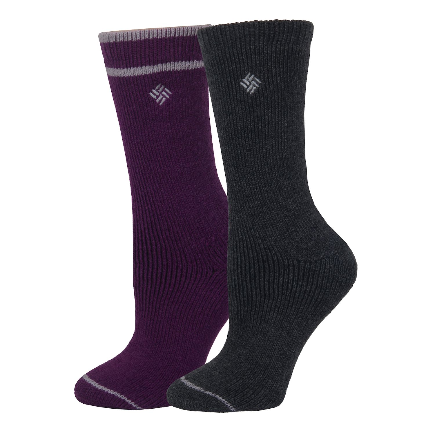 womens purple crew socks