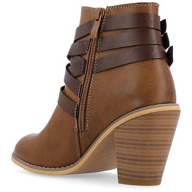 Journee Collection Strap Women's Ankle Boots