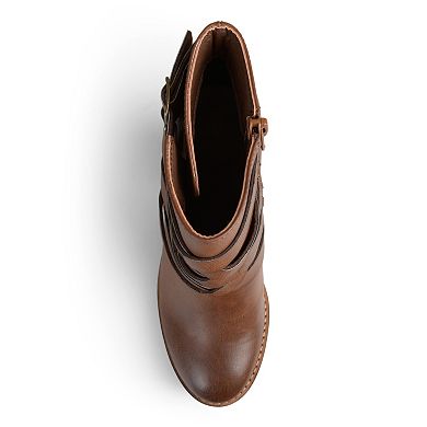 Journee Strap Women's Ankle Boots