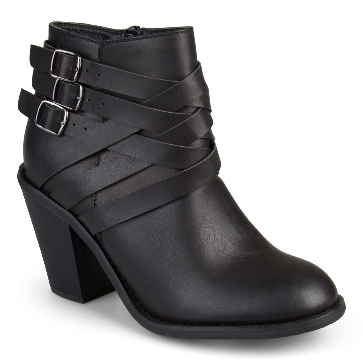 kohls womens black ankle boots
