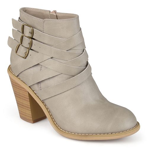 Journee Collection Strap Women's Ankle Boots